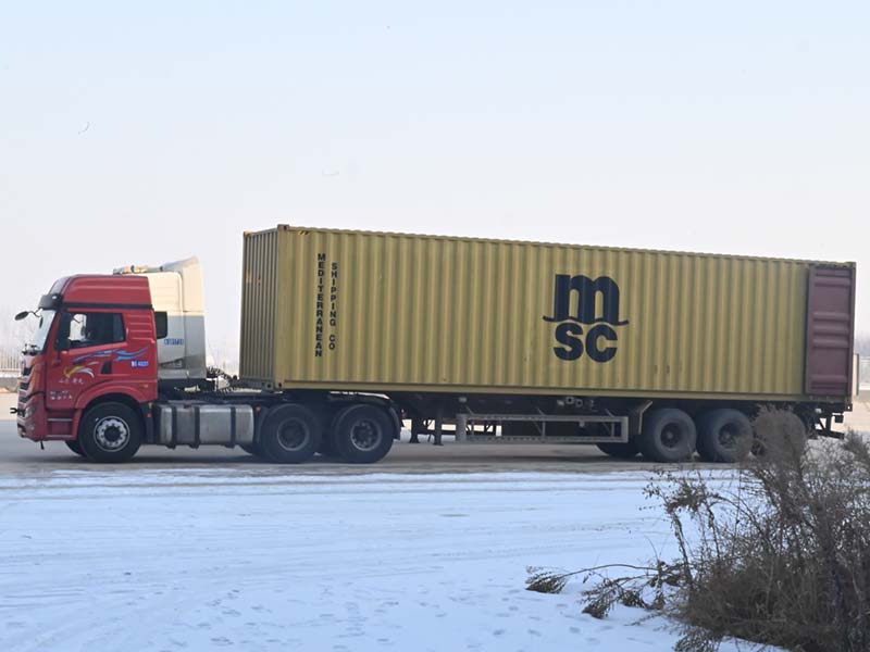 The shipment of the third batch of orders for company H60 has been successfully completed